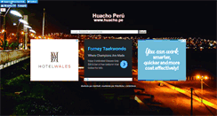 Desktop Screenshot of huacho.pe