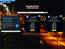 Tablet Screenshot of huacho.pe